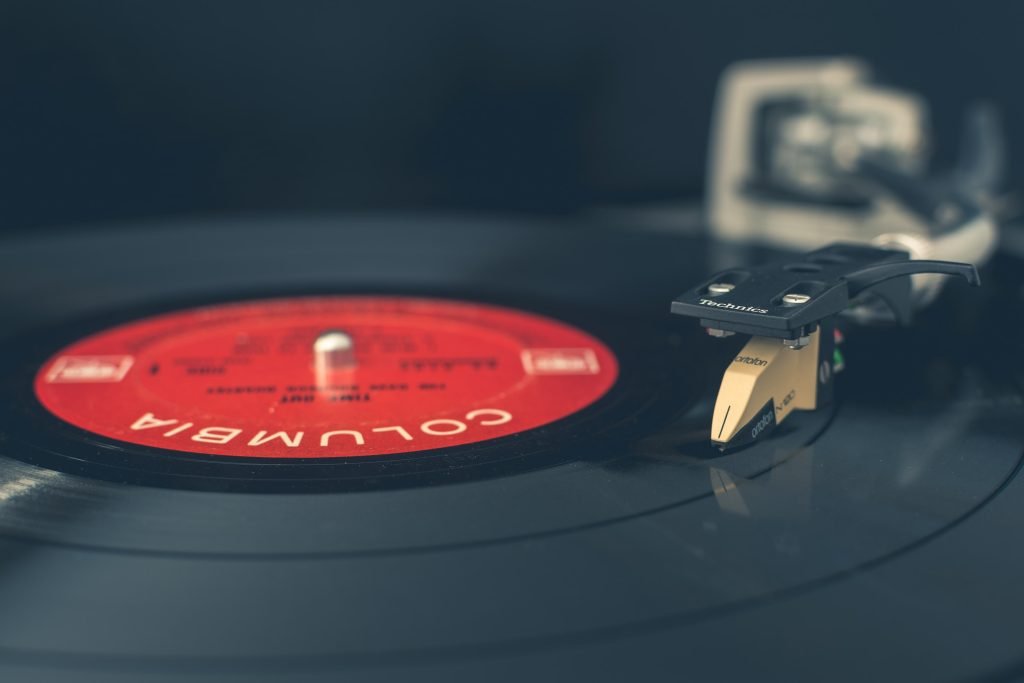 Vintage Vinyl Record Player