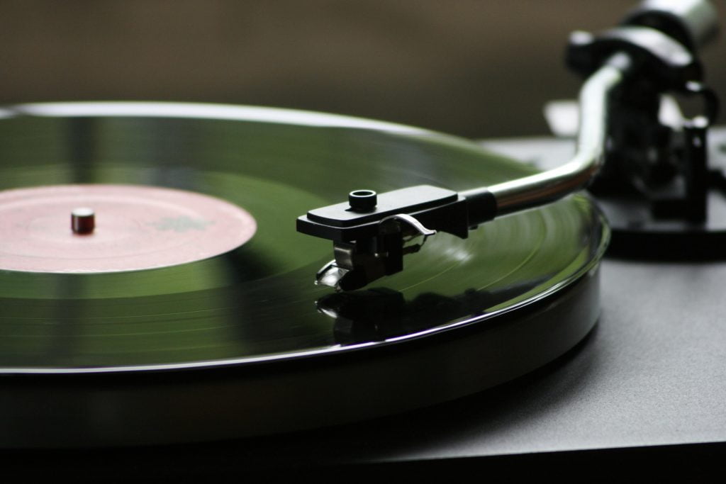 Closeup turntable